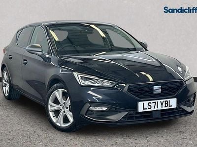 Used Seat Leon FR 110 HP (80 kW) 2021 Blue Hatchback