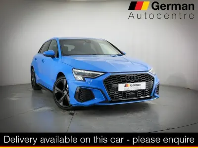 Used Audi A3 Sportback S-Line 110 HP (80 kW) 2023 Blue Hatchback