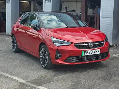 Used Vauxhall Corsa-e Ultimate 100 kW (136 HP) 2023 Red Hatchback