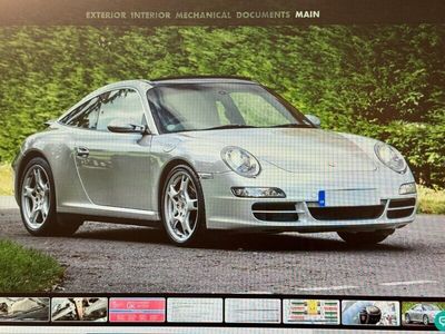 Used Porsche 911 Targa 4S 350 HP (257 kW) 2006 Silver Cabriolet