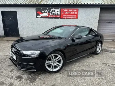 Used Audi A5 S-Line 190 HP (139 kW) 2016 Black Coupe