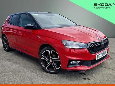 Used Skoda Fabia Monte Carlo 147 HP (108 kW) 2022 Velvet red metallic black magic pearl effect Hatchback