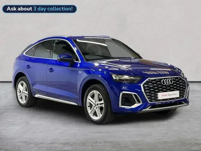Used Audi Q5 Sportback S-Line 204 HP (150 kW) 2022 Blue SUV