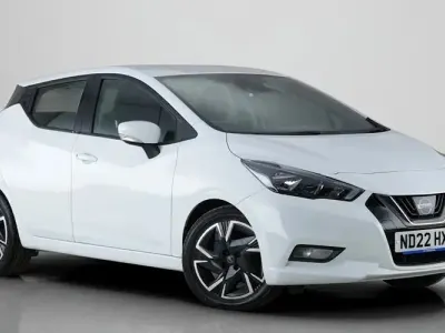 Used Nissan Micra Acenta 92 HP (67 kW) 2022 White Hatchback