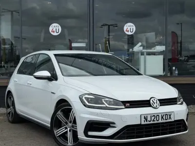 Used VW Golf VII R 300 HP (220 kW) 2020 White Hatchback