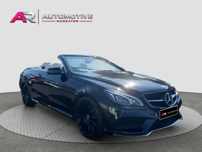 Used Mercedes E220 AMG line 2016 Black Cabriolet