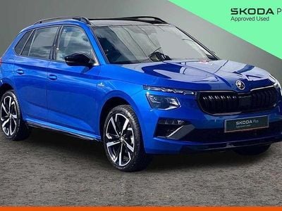 Used Skoda Kamiq Monte Carlo 110 HP (80 kW) 2025 Race blue metallic SUV