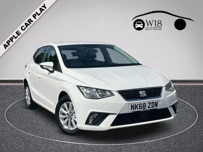Used Seat Ibiza SE Technology 95 HP (69 kW) 2018 White Hatchback