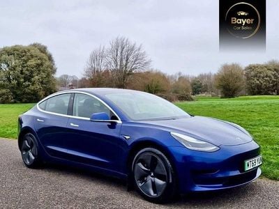 Used Tesla Model 3 Standard Range 52 kW (72 HP) 2019 Blue Sedan