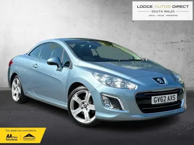 Used Peugeot 308 CC Allure 156 HP (114 kW) 2013 Blue Cabriolet