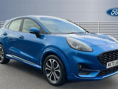 Used Ford Puma ST-Line 125 HP (91 kW) 2020 Blue SUV