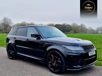 Używany Land Rover Range Rover Sport SVR 575 KM (422 kW) 2019 Czarny SUV