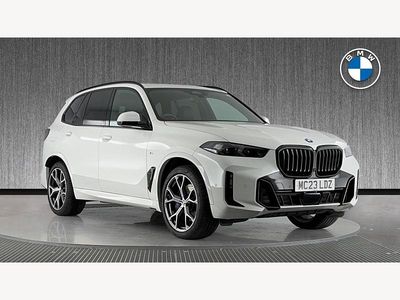 White Used 2023 BMW X5 M Sport SUV | £53,999 (Good price)