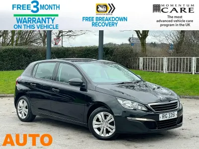 Used Peugeot 308 Active 150 HP (110 kW) 2016 Black Hatchback