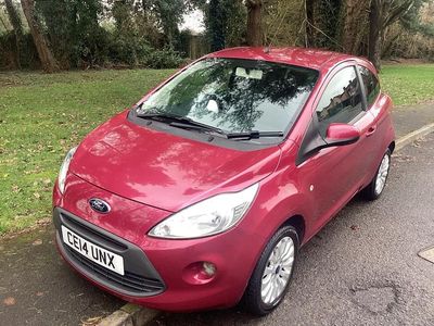 Used Ford Ka Zetec 69 HP (50 kW) 2014 Red Hatchback