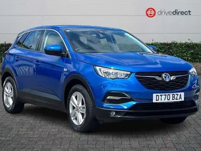 Used Vauxhall Grandland X Business Edition 130 HP (95 kW) 2021 Blue SUV