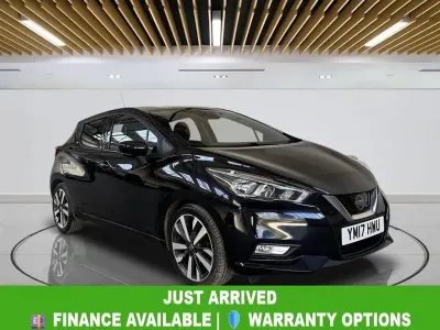 Begagnad Nissan Micra S 90 HK (66 kW) 2017 Svart Halvkombi