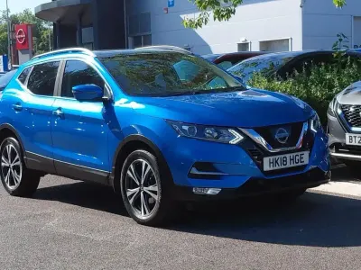 Used Nissan Qashqai N-Connecta 108 HP (79 kW) 2018 Blue SUV