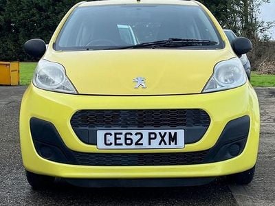 Used Peugeot 107 Access 68 HP (50 kW) 2012 Yellow Hatchback