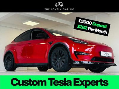 Used Tesla Model Y Long Range AWD 378 kW (514 HP) 2022 Red SUV