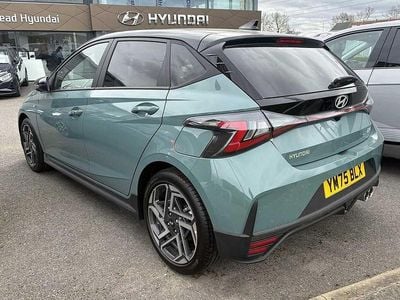 New Hyundai i20 N Line 100 HP (73 kW) 2025 Mangrove green Hatchback