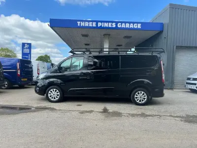 Used Ford Transit Custom Limited 130 HP (95 kW) 2018 Black Van