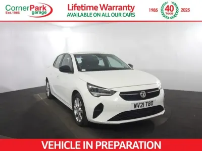 Used Vauxhall Corsa 75 HP (55 kW) 2021 White Hatchback