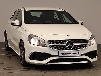 Używany Mercedes A200 AMG line 136 KM (100 kW) 2016 Biały Hatchback