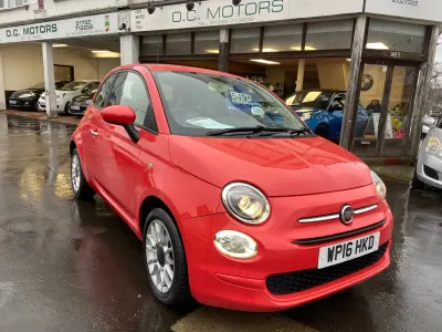 Used Fiat 500 Pop Star 69 HP (50 kW) 2016 Orange Hatchback
