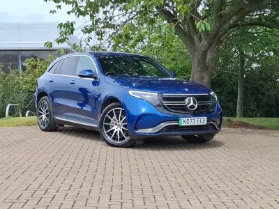Used Mercedes EQC400 AMG line 300 kW (408 HP) 2023 Blue SUV