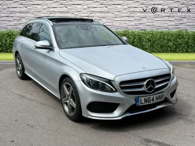 Used Mercedes C220 AMG Line Premium 2014 Silver Estate