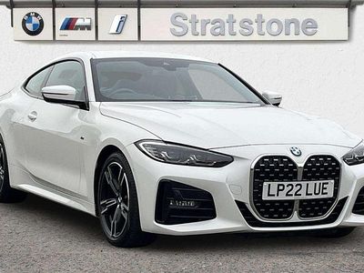 White Used 2022 BMW 420 M Sport Coupe | £27,599 (Fair price)