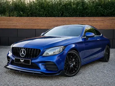 Used Mercedes C200 AMG line 2022 Blue Coupe