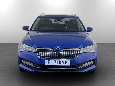 Used Skoda Superb SE Technology 218 HP (160 kW) 2021 Blue Estate