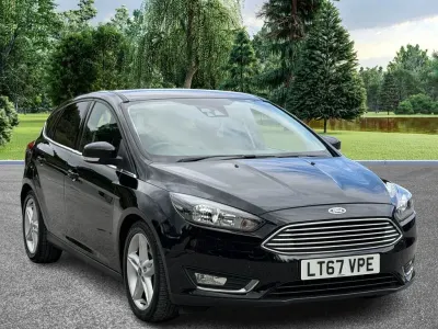 Used Ford Focus Titanium 125 HP (91 kW) 2017 Black Hatchback