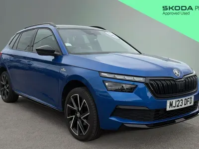Used Skoda Kamiq Monte Carlo 115 HP (84 kW) 2023 Blue SUV