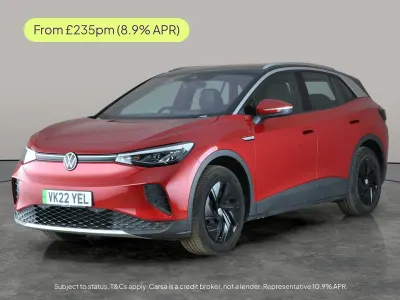 Begagnad VW ID.4 Pure 125 kW (170 HK) 2021 Röd SUV