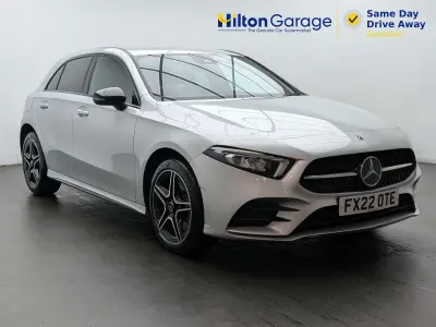 Used Mercedes A250 AMG line 2022 Silver Hatchback