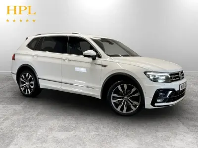 Used VW Tiguan Allspace R-line 150 HP (110 kW) 2020 White SUV