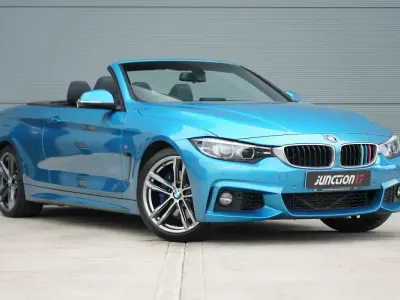 Used BMW 420 M Sport 190 HP (139 kW) 2019 Blue Cabriolet