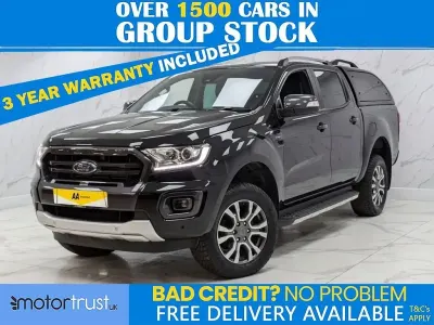 Used Ford Ranger Wildtrack 210 HP (154 kW) 2019 Black Pickup