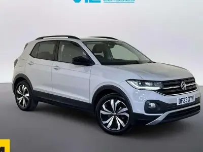 Used VW T-Cross Black Edition 95 HP (69 kW) 2023 Grey SUV