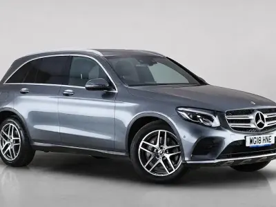 Used Mercedes GLC220 AMG line 170 HP (125 kW) 2018 Grey SUV