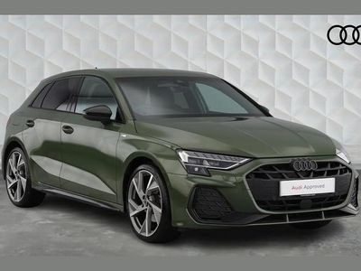 Used Audi A3 Black Edition 150 HP (110 kW) 2025 Green Hatchback