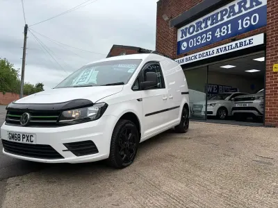 Used VW Caddy Trendline 102 HP (75 kW) 2019 White MPV