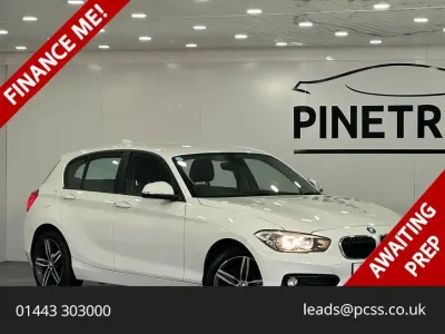 Używany BMW 116 Sport Line 116 KM (85 kW) 2018 Biały Hatchback