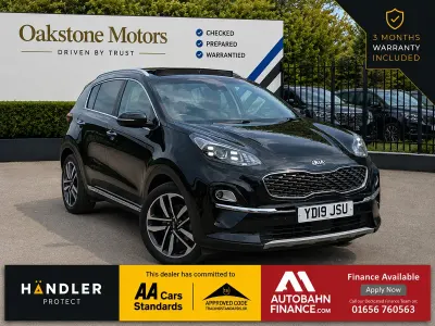 Used Kia Sportage 174 HP (127 kW) 2019 Black SUV