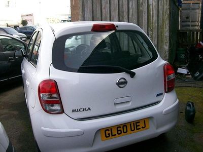 Used Nissan Micra Acenta 2011 White Hatchback
