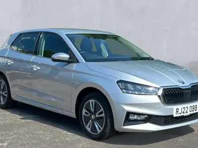 Used Skoda Fabia SE L 110 HP (80 kW) 2022 Silver Hatchback