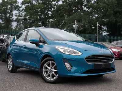 Used Ford Fiesta Zetec 2018 Blue Hatchback